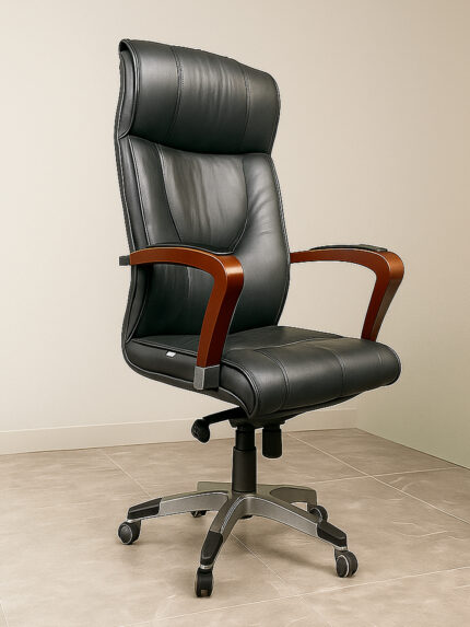 Executive Chair Model 531 Chair Premium Office Chair Artificial Leather Chair Adjustable Chair Ergonomic Office Chair Comfortable Work Chair Swivel Chair Hydraulic Lift Chair Aluminum Base Chair Modern Office Furniture বসার আরামদায়ক চেয়ার অফিস চেয়ার হাই ব্যাক চেয়ার চেয়ার কাস্টার হুইল সহ আধুনিক ডিজাইনের চেয়ার অফিস ব্যবহারের জন্য উপযুক্ত লেদার ফিনিশ চেয়ার