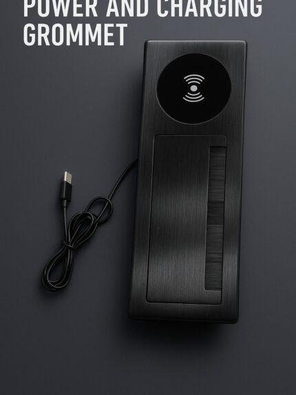 6-Port Power & Data Box with Wireless Charger