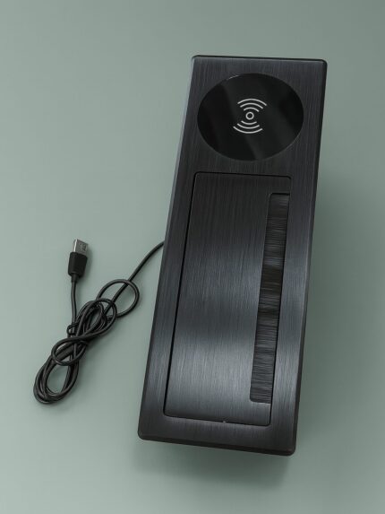 6-Port Power & Data Box with Wireless Charger